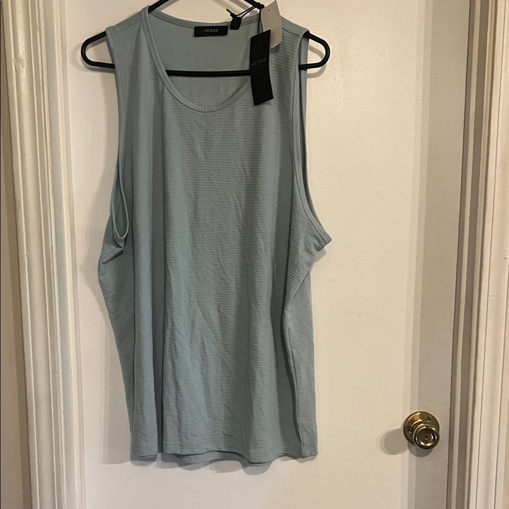 Edge Light Blue Muscle Tee
